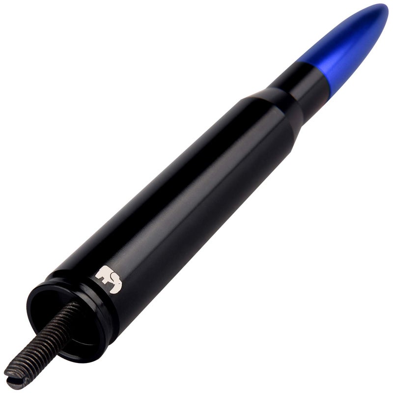 ONE250 Bullet Style Antenna, Compatible with Jeep Wrangler All Models (2007-2024) - Will fit Any Jeep Wrangler JK JKU JL JLU Rubicon Sahara Renegade Gladiator (2007-2024) and More (Blue) - Image 1